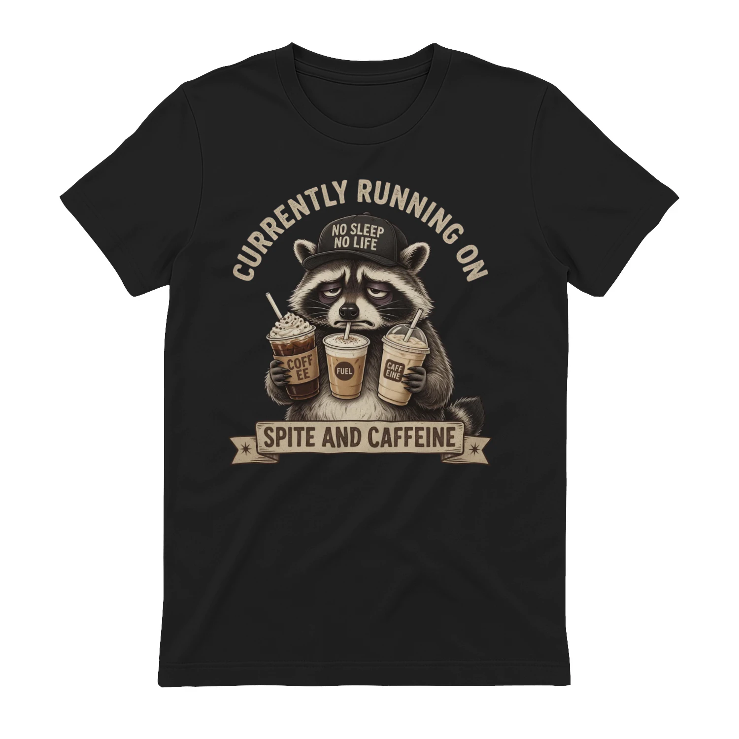 Spite & Caffeine Raccoon Classic T-Shirt