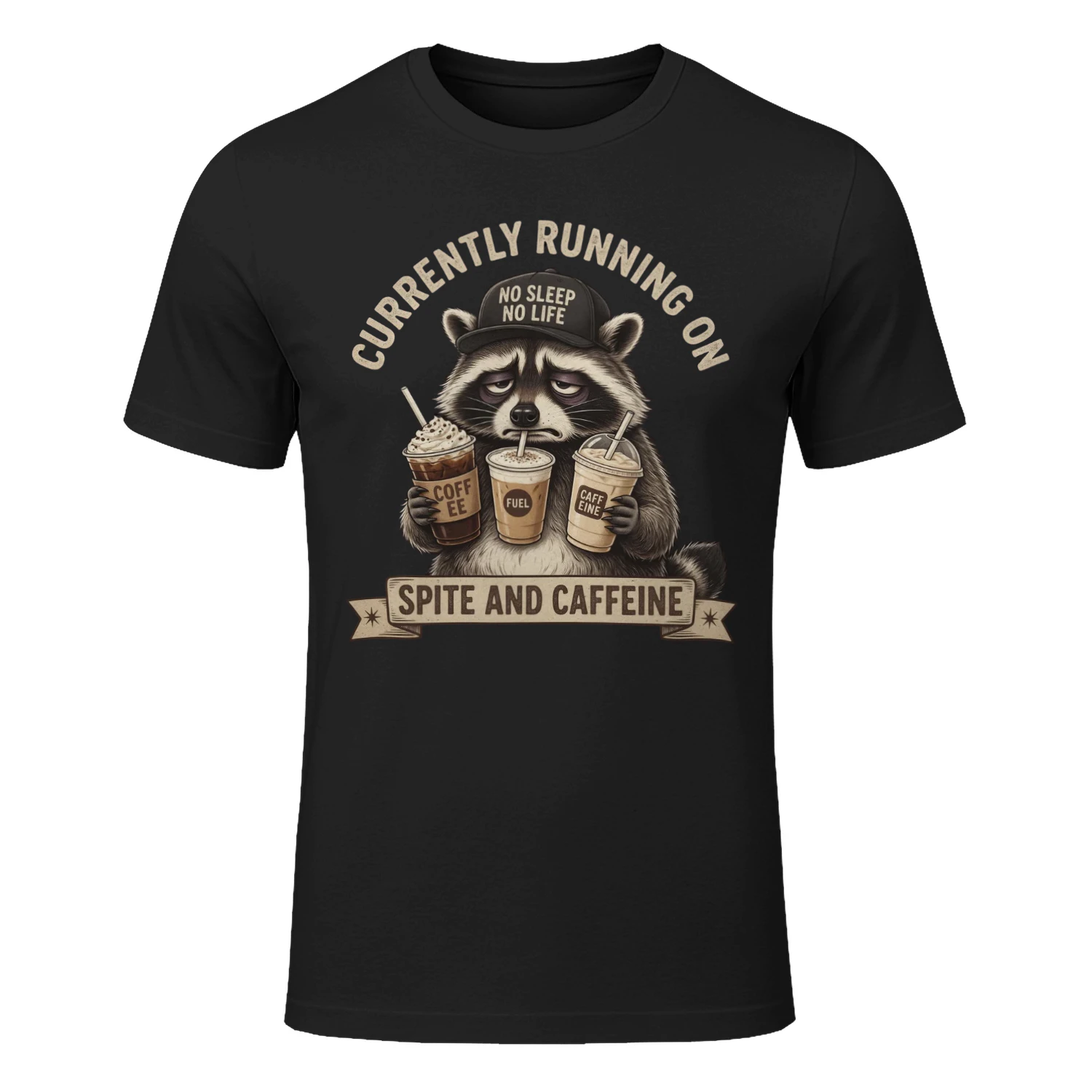 Spite & Caffeine Raccoon Classic T-Shirt
