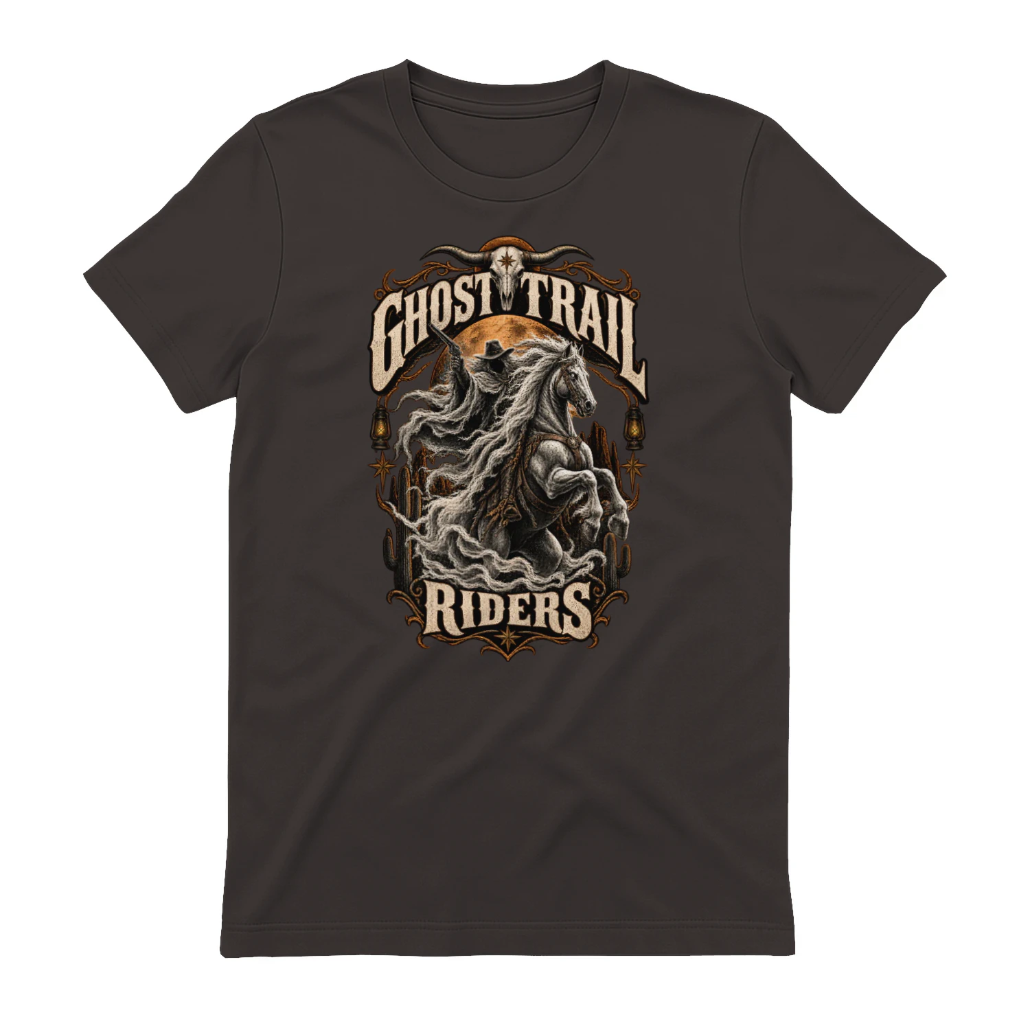 Ghost Trail Riders — Heavyweight Front-Classic Unisex Tee