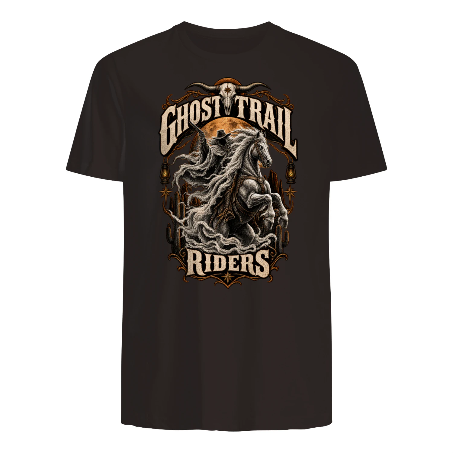 Ghost Trail Riders — Heavyweight Front-Classic Unisex Tee
