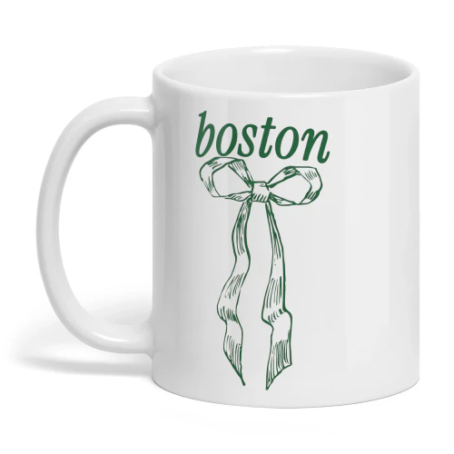 Boston Celtics Coquette Bow Mug