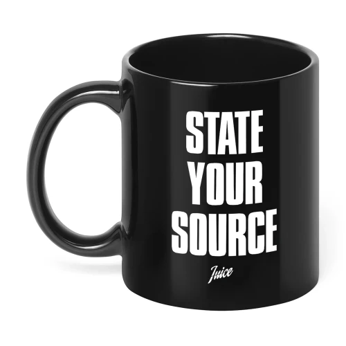 State Your Source Mug