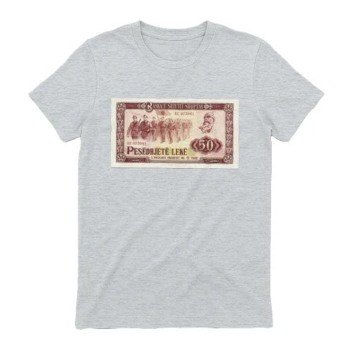 Albanian funny tshirt 500 Lek 50 Lek