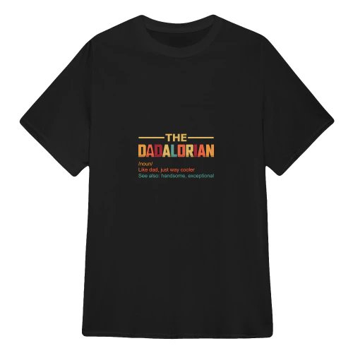 Men's Vintage T Shirts The Dadalorian Defination Like A Dad Just Way Cooler Gift - The Dadalorian Shirt