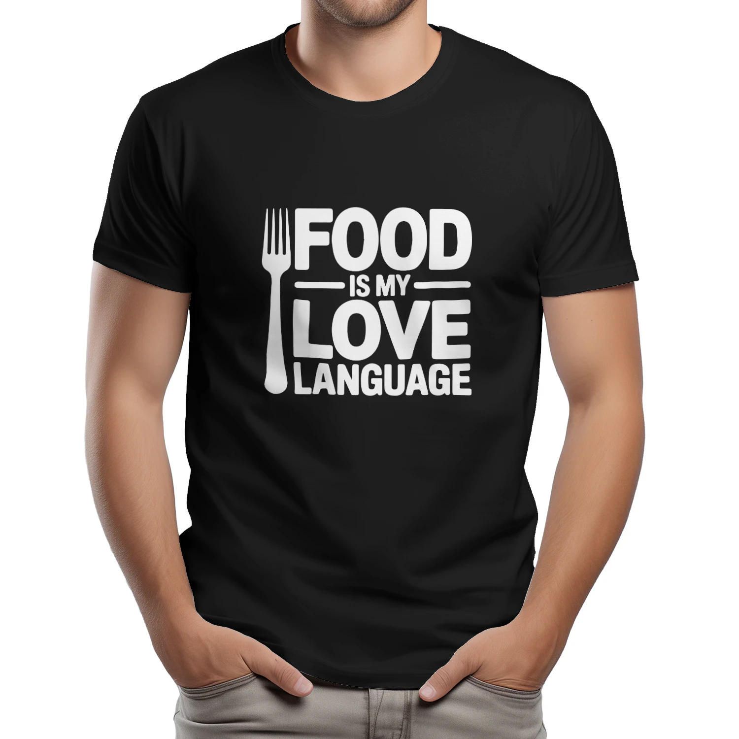 Food Is My Love Language Food Lover Chef Cook Foodie T-Shirt For Men Women (2)