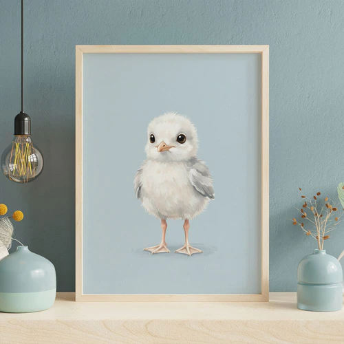 Baby Seagull Wall Art