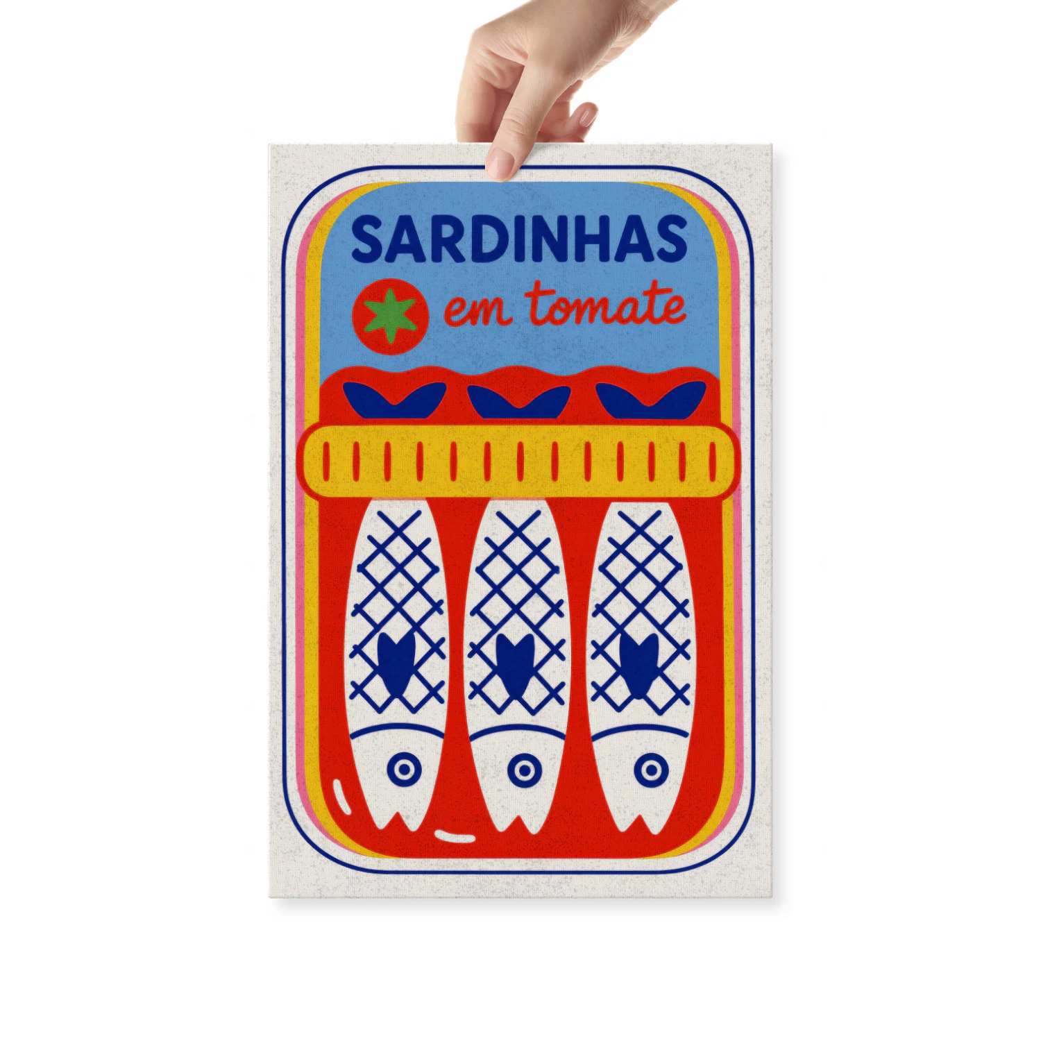 Vintage Sardine Tin Wall Art Print
