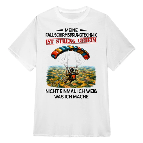 Meine Fallschirmsprungtechnik Ist Streng Geheim