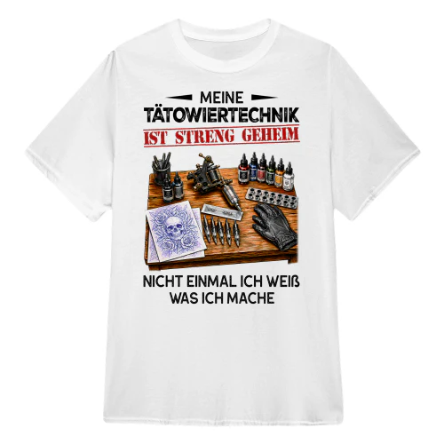 Meine Tätowiertechnik ist streng geheim