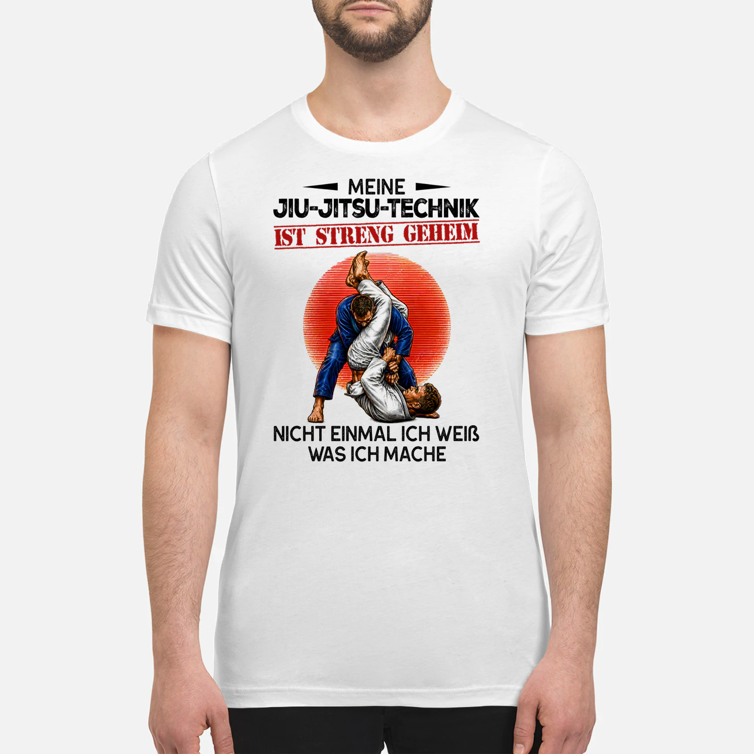 Meine Jiu-jitsu-technik Ist Streng Geheim