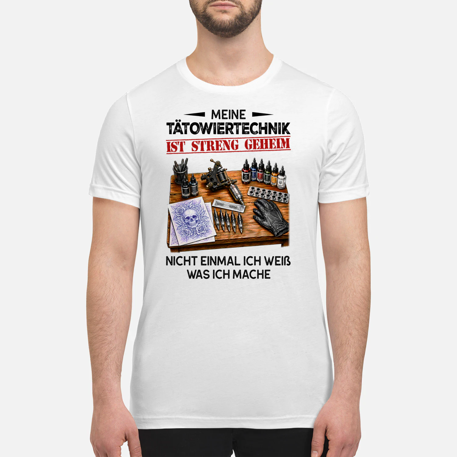 Meine Tätowiertechnik ist streng geheim