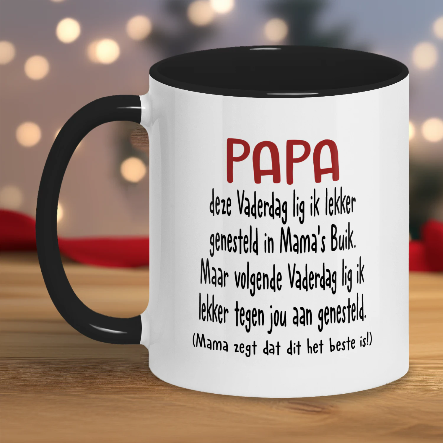 Gepersonaliseerde Mok Voor Aanstaande Vaders | Eerste Vaderdag Cadeau | Koffiekopjes Met Baby Echo Foto