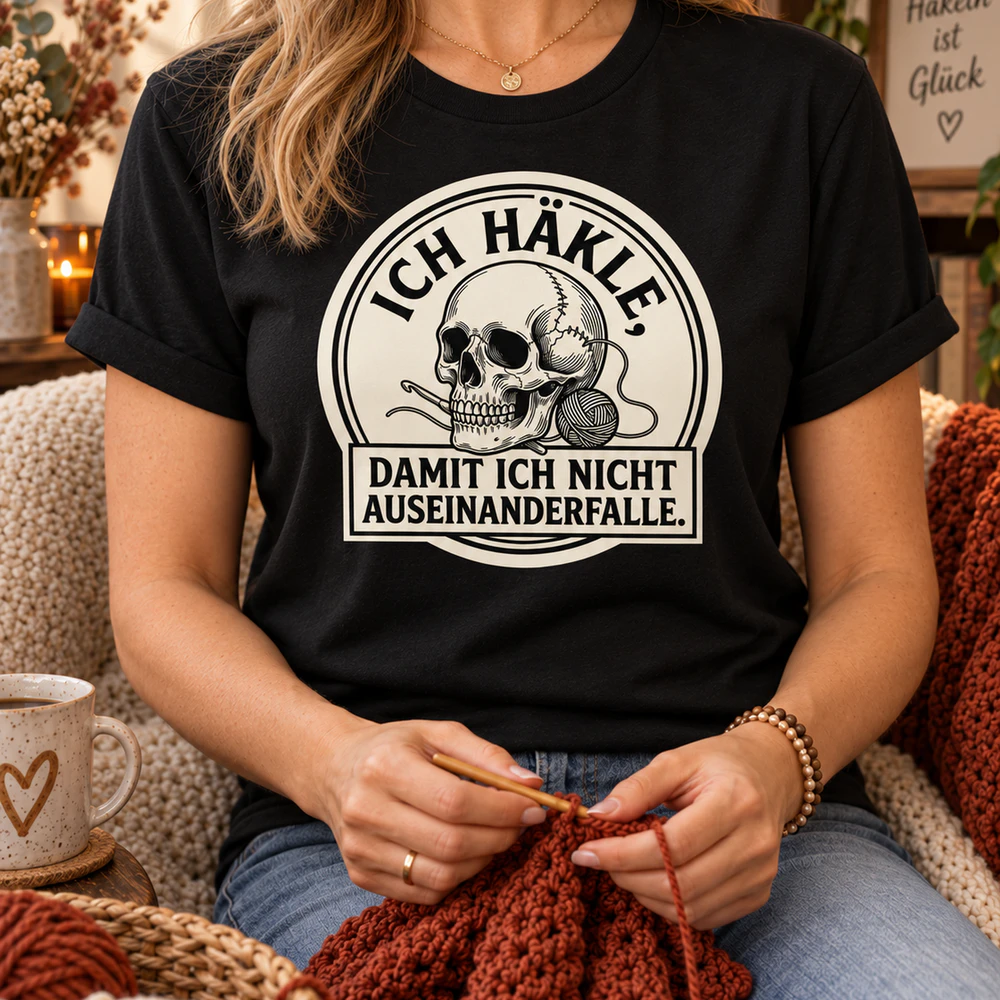 Ich häkle, damit ich nicht auseinanderfalle