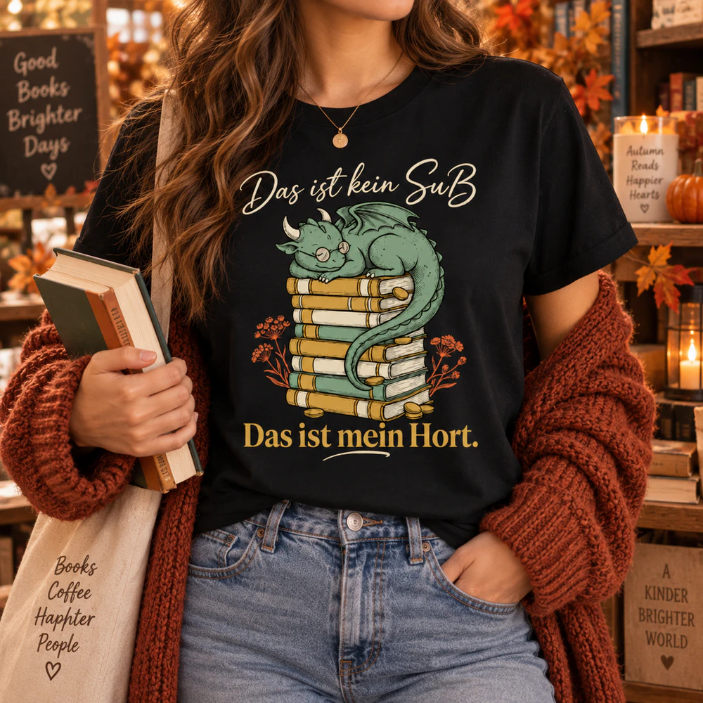 Bücherdrache „Das ist kein SuB. Das ist mein Hort.“ 