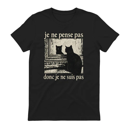 Chat philosophe – Je ne pense pas, donc je ne suis pas