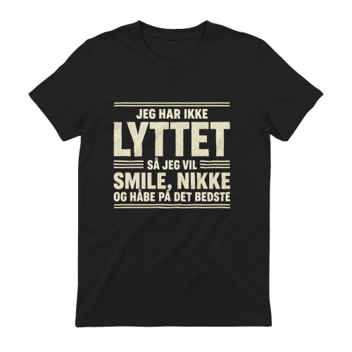 Sarkastisk humor – Jeg har ikke lyttet