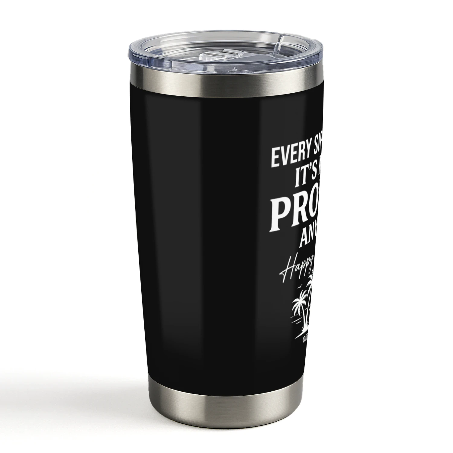 Funny Retirement Gift for Women & Men 2026 – 20 oz “Not My Problem Anymore” Tropical Tumbler 🌴 Shop Today