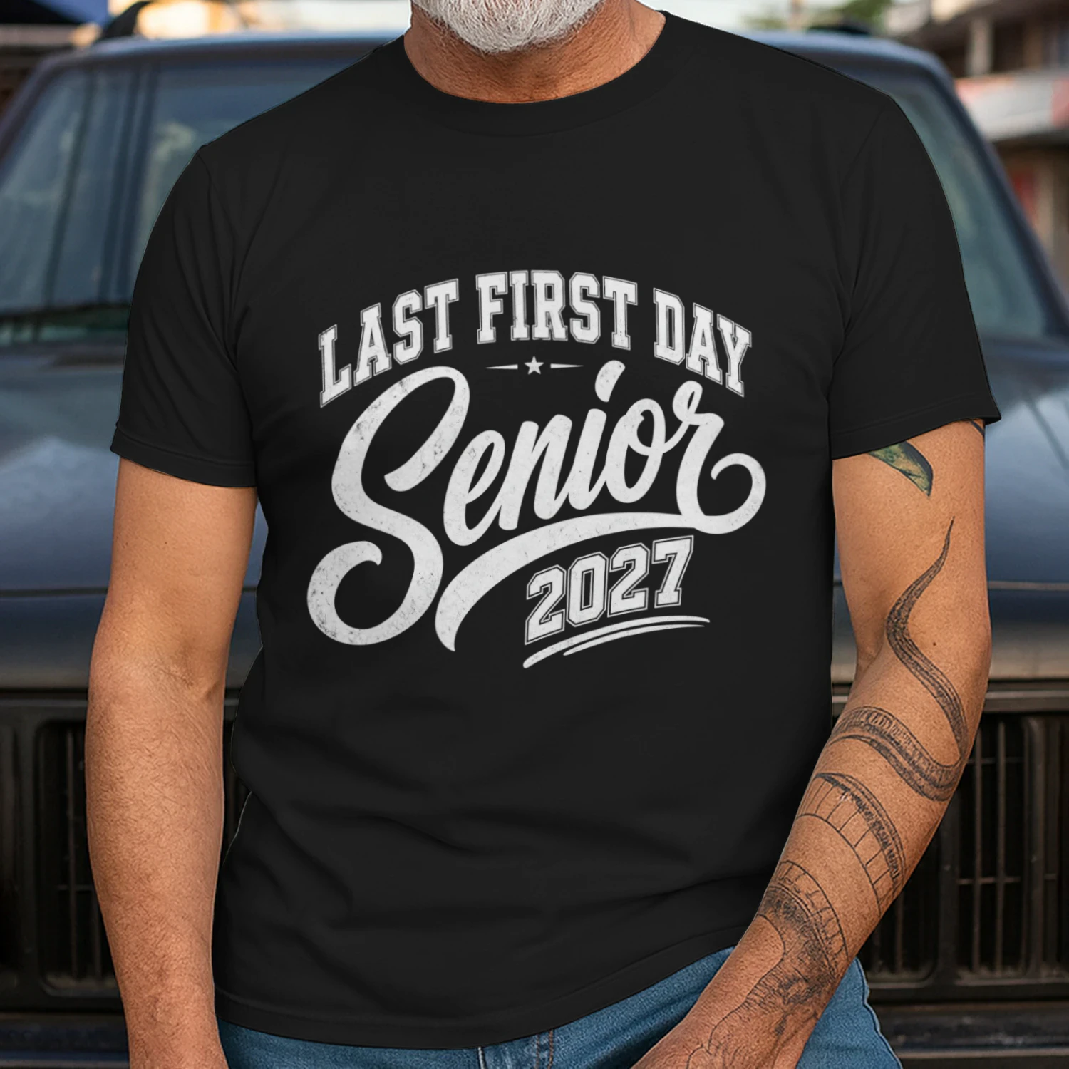 Last First Day Senior 2027 Classic Unisex T-shirt 🎓 Class of 2027 Back to School Senior Year Graduation Tee – Get Yours!