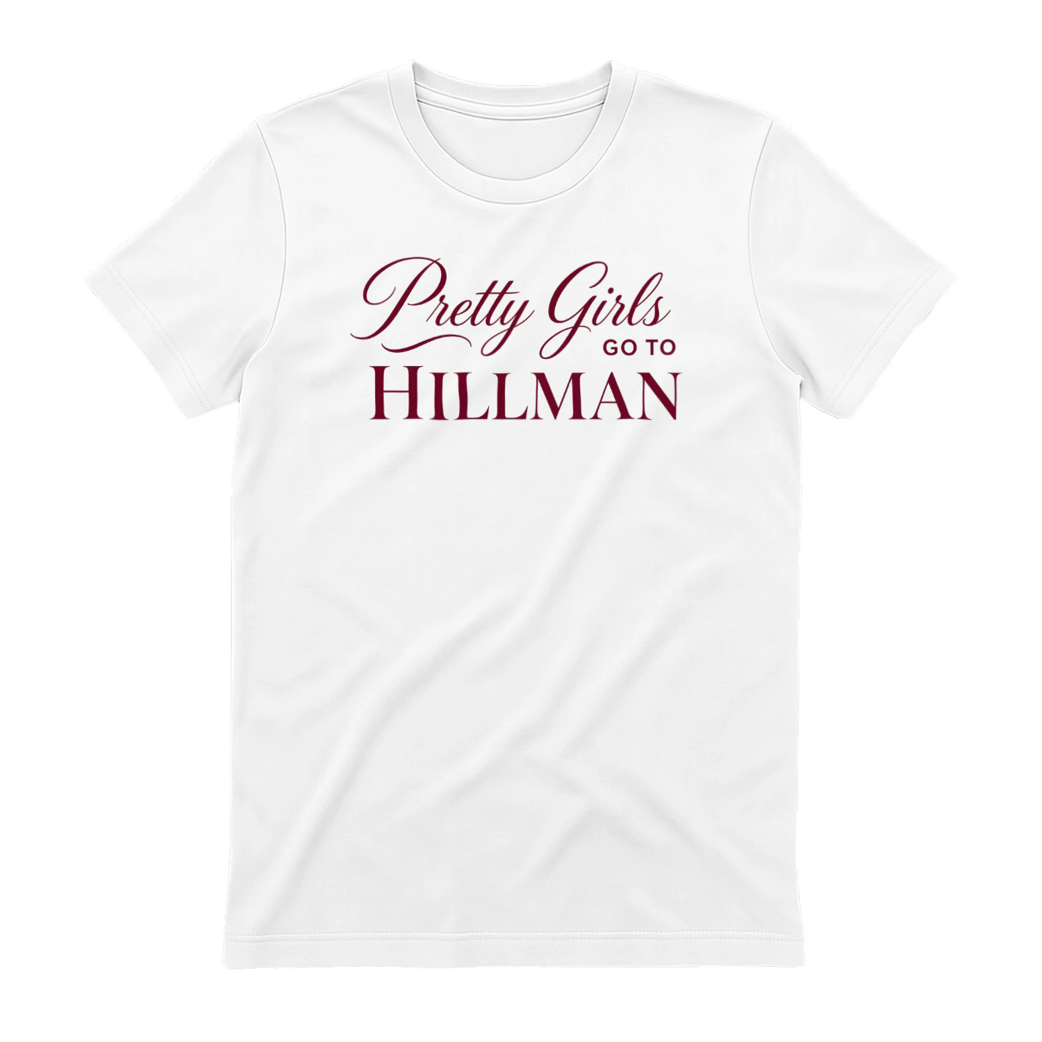 PRETTY GIRLS GO TO HILLMAN" 90s Sitcom Nostalgia T-Shirt – Retro HBCU Pop Culture Graphic Tee