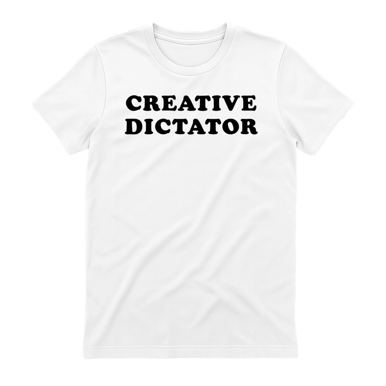 CREATIVE DICTATOR" Funny Art Director T-Shirt – Creative Director Boss Humor Graphic Tee