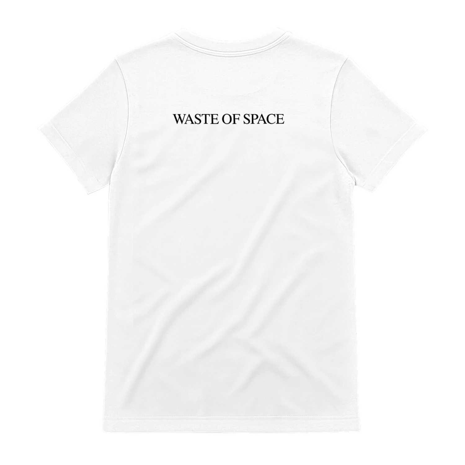I DESERVE NOTHING / WASTE OF SPACE" Funny Self-Deprecating T-Shirt – Sarcastic Nihilist Humor Double-Sided Graphic Tee