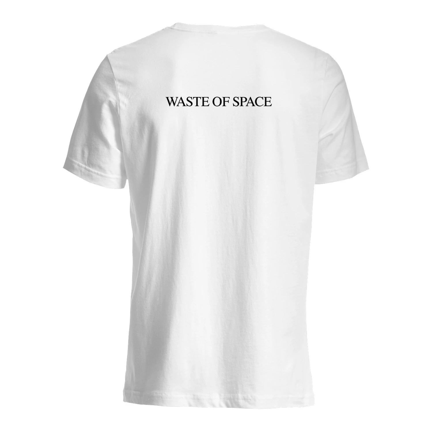 I DESERVE NOTHING / WASTE OF SPACE" Funny Self-Deprecating T-Shirt – Sarcastic Nihilist Humor Double-Sided Graphic Tee