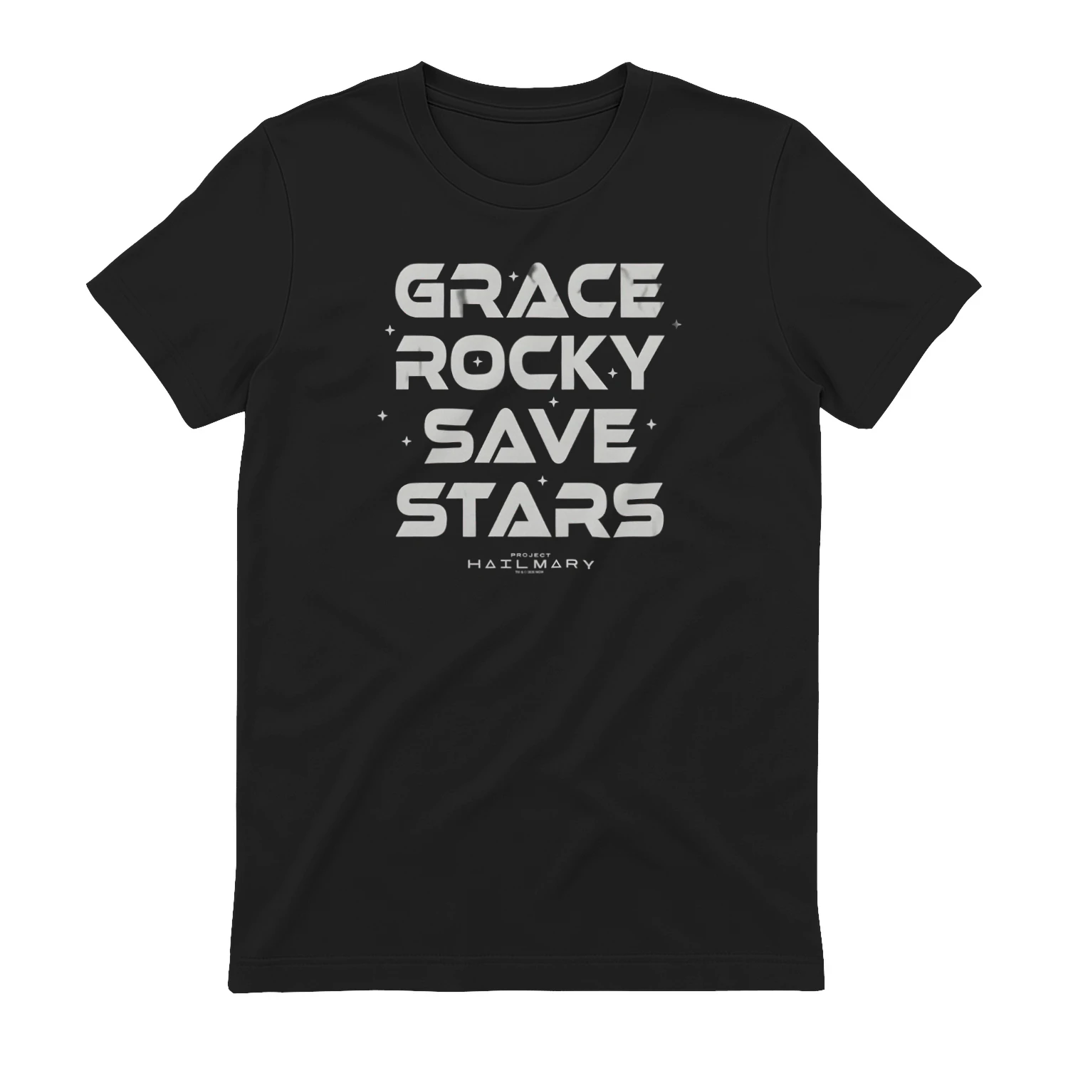 Project Hail Mary Grace Rocky Save Stars V-neck T-Shirt - Ryland Grace & Rocky Sci-Fi Movie Tee
