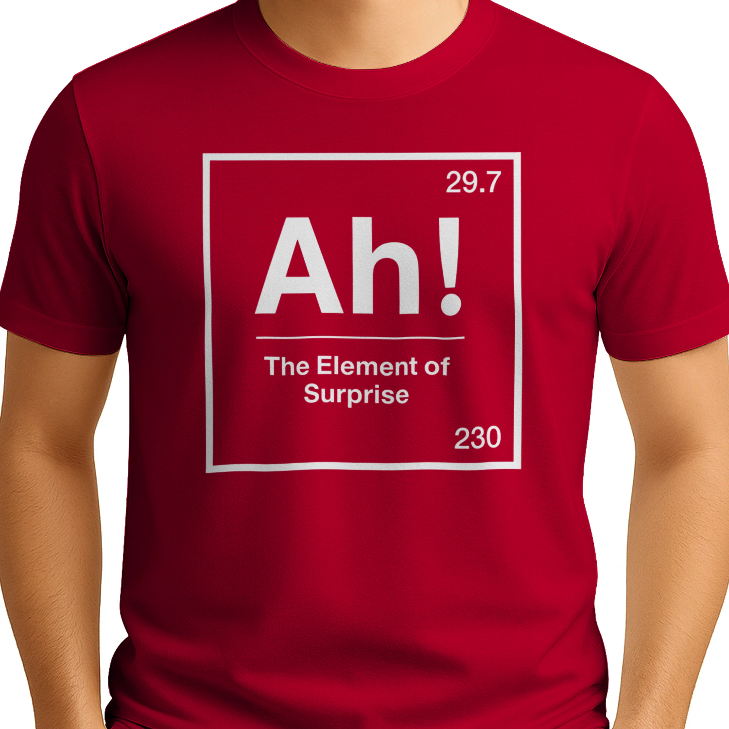 Project Hail Mary AH! The Element of Surprise T-Shirt - Funny Periodic Table Sci-Fi Tee
