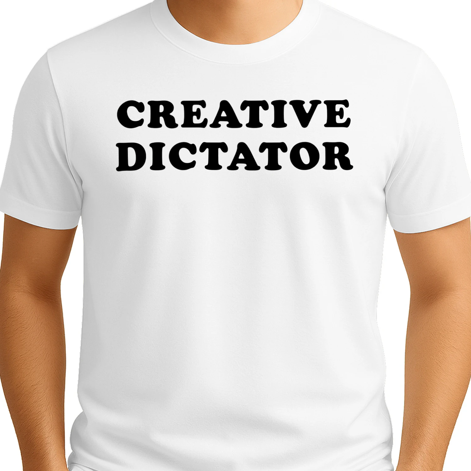 CREATIVE DICTATOR" Funny Art Director T-Shirt – Creative Director Boss Humor Graphic Tee