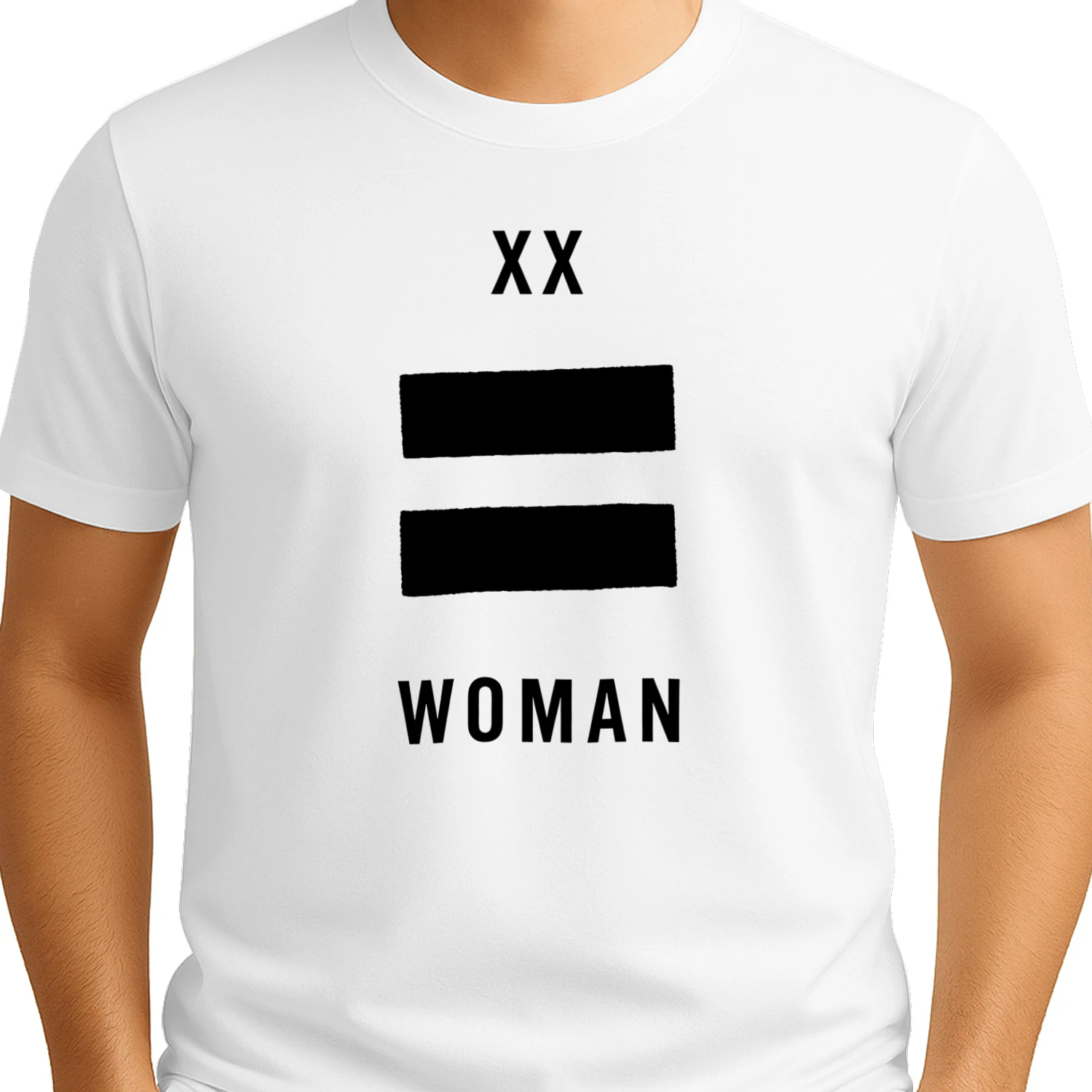 XX = WOMAN" Women's Empowerment T-Shirt – Chromosome Science Graphic Tee