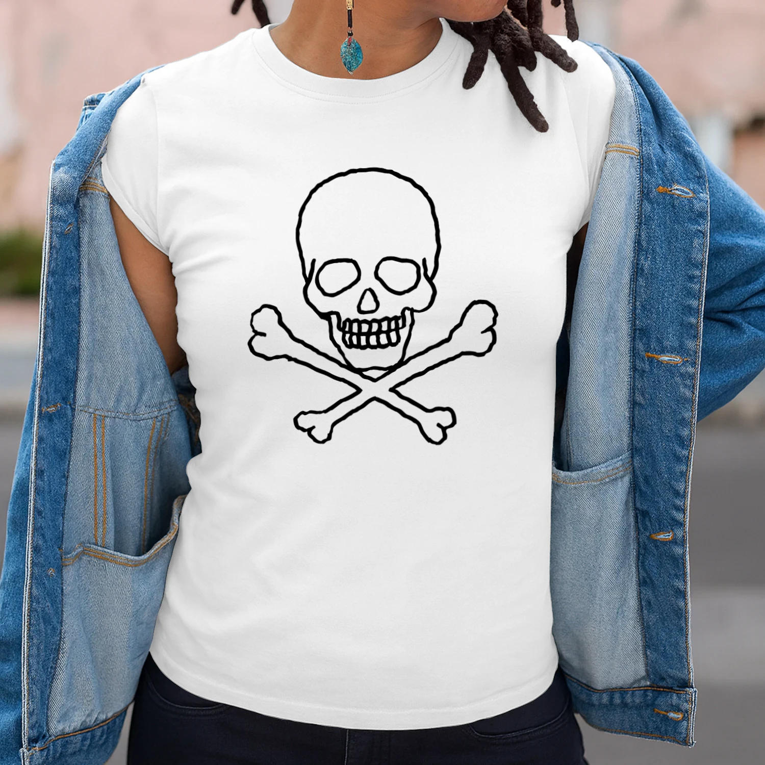 Live Fast Die Young Skull Wings Graphic