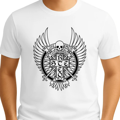 Live Fast Die Young Skull graphic