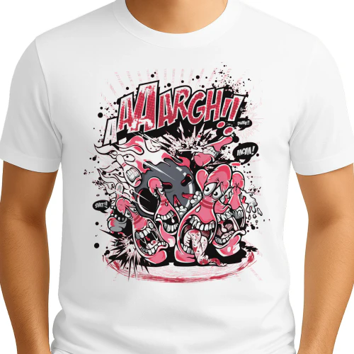 Weird Y2K Graffiti Streetwear Design