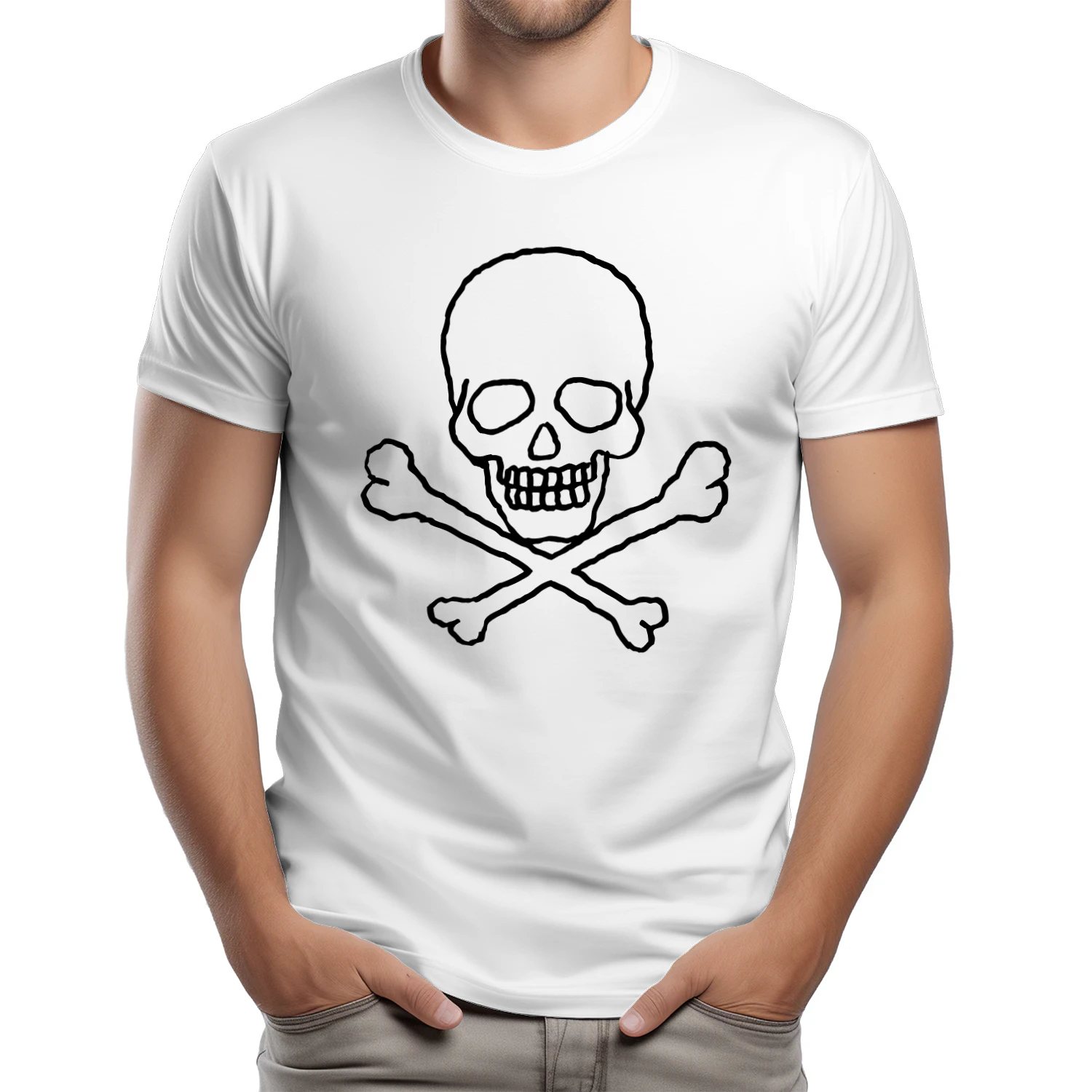 Live Fast Die Young Skull Wings Graphic