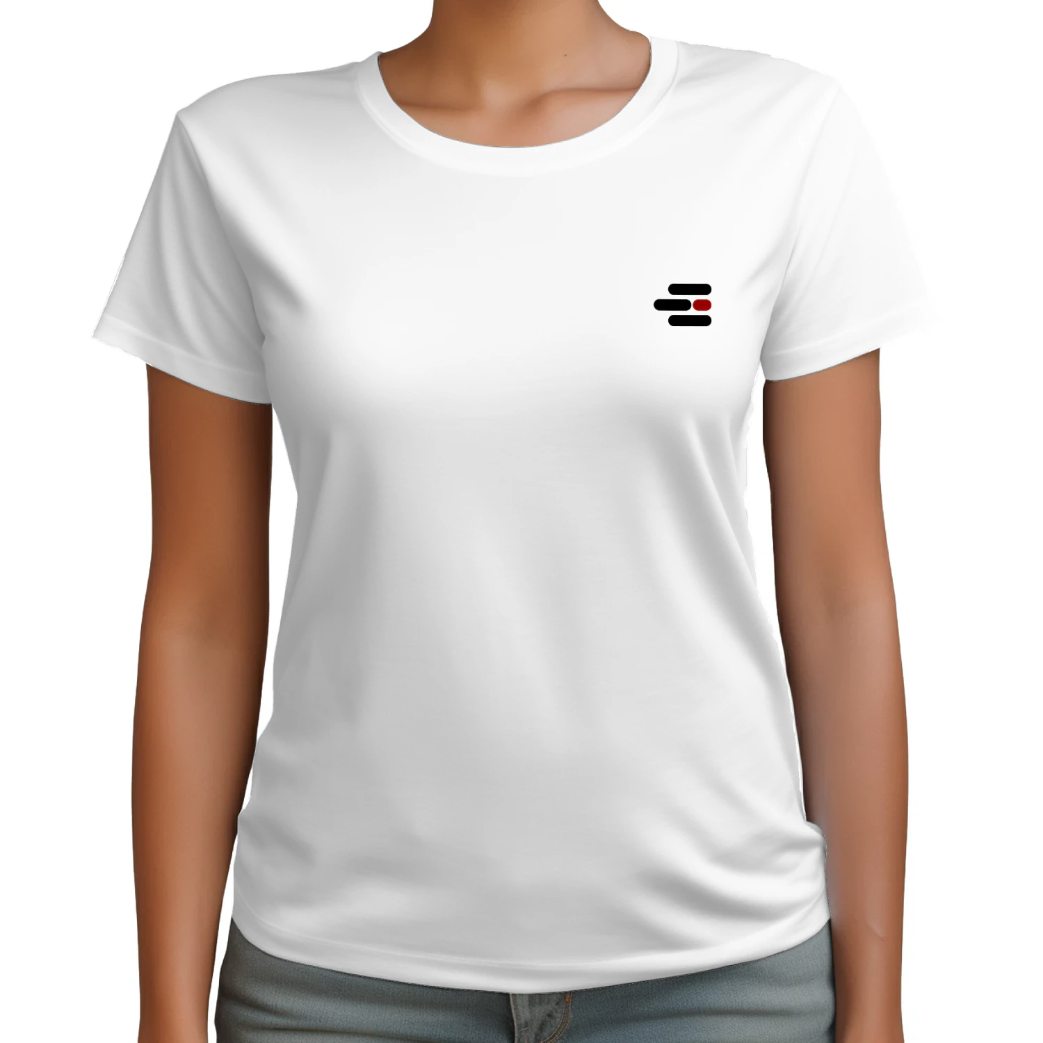 Minimalist Red & Black Signature Graphic