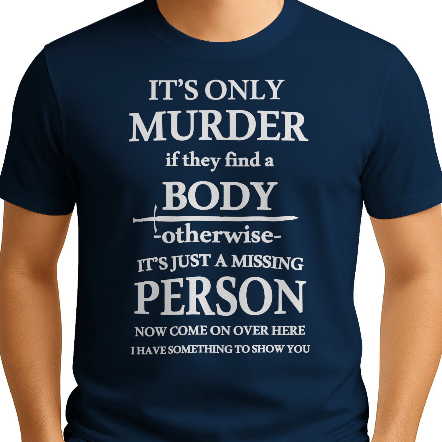 Dark Humor Detective Tee