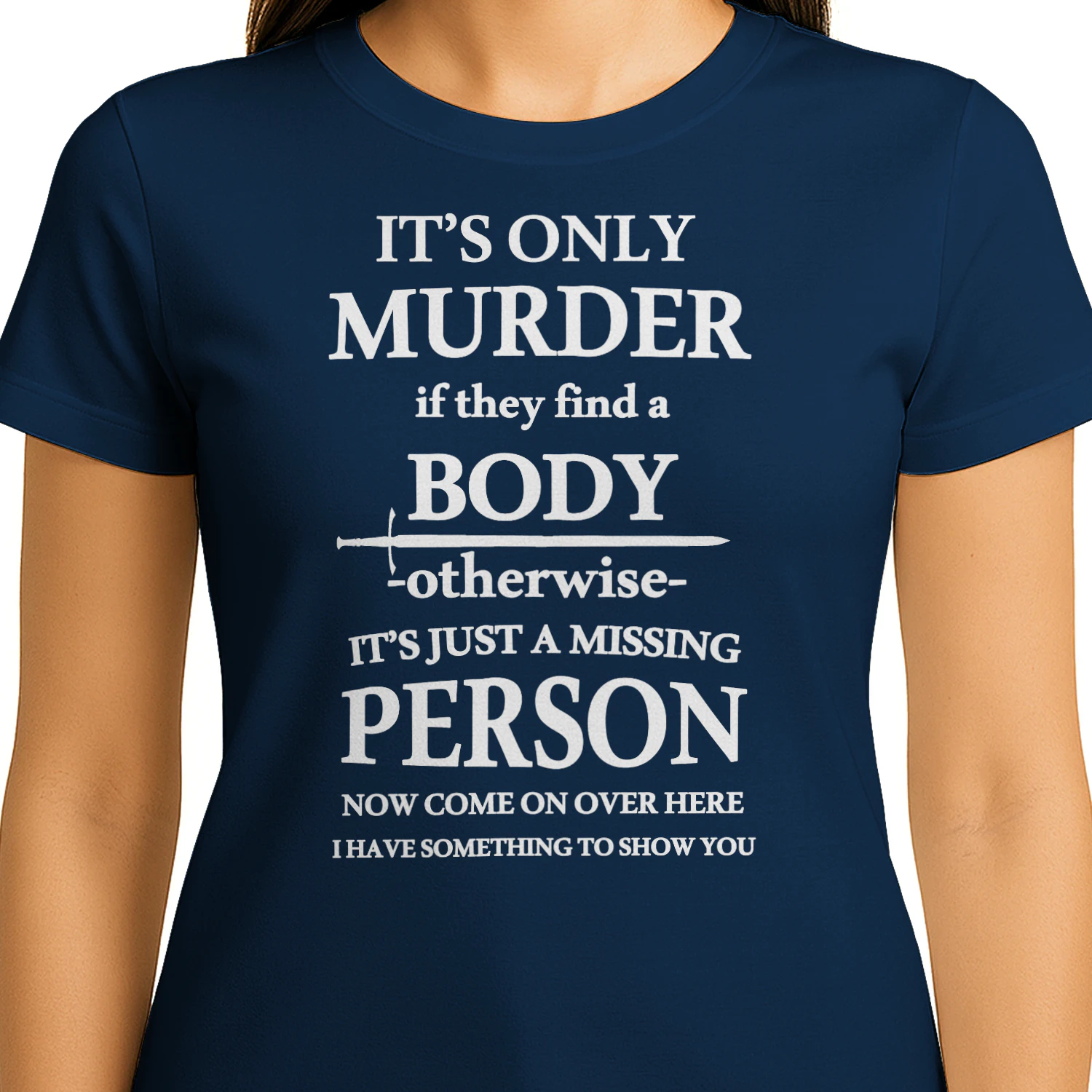 Dark Humor Detective Tee