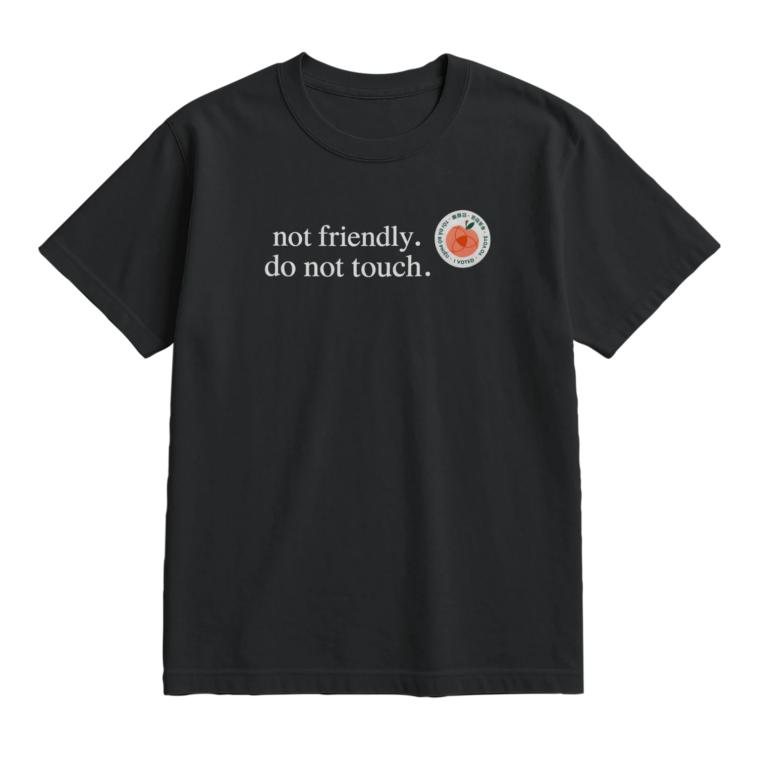 NOT FRIENDLY DO NOT TOUCH T-SHIRT 