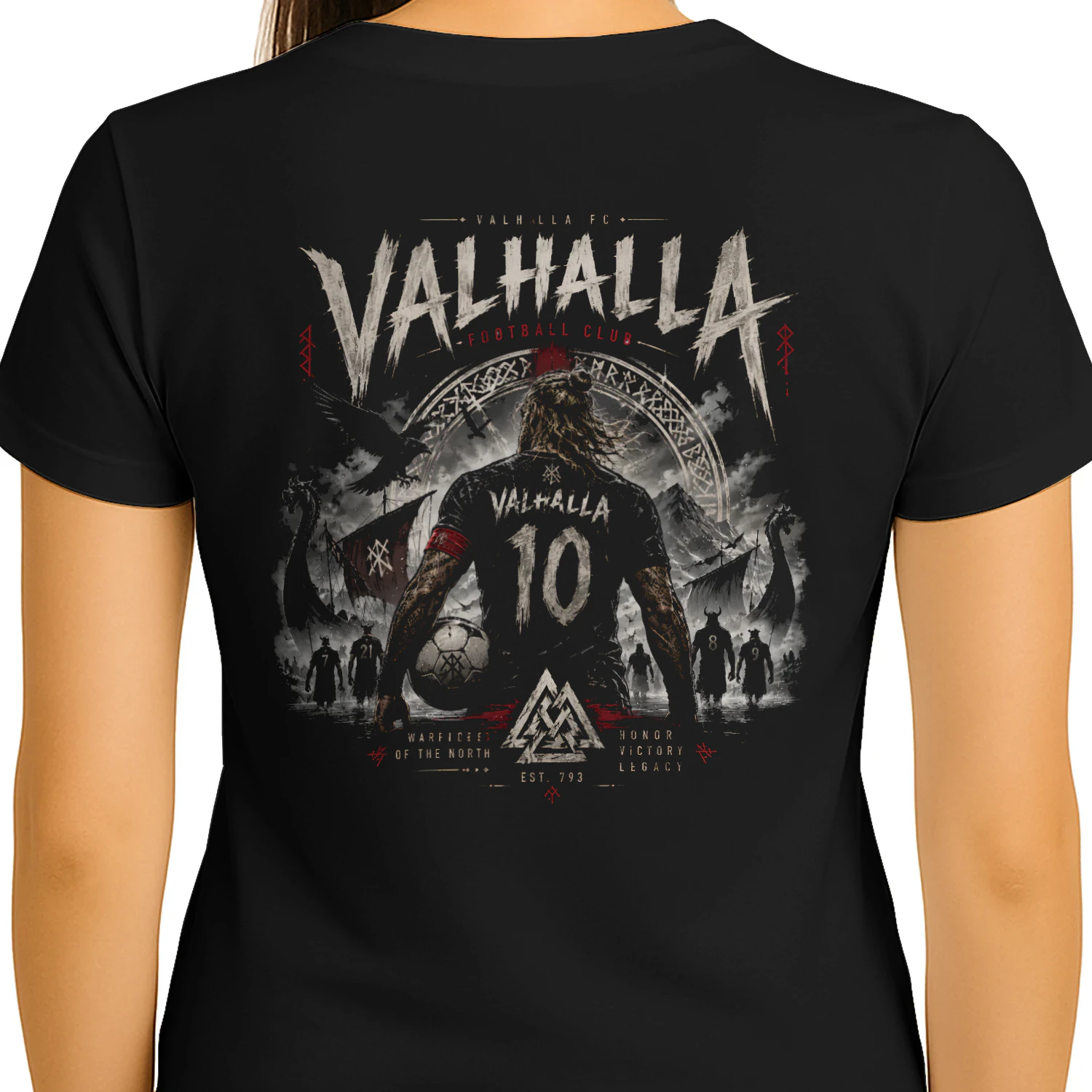 Valhalla FC – Viking Fotball T-skjorte | Norrøn Streetwear
