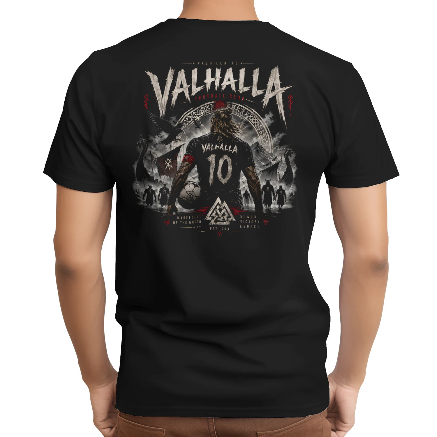 Valhalla FC – Viking Fotball T-skjorte | Norrøn Streetwear