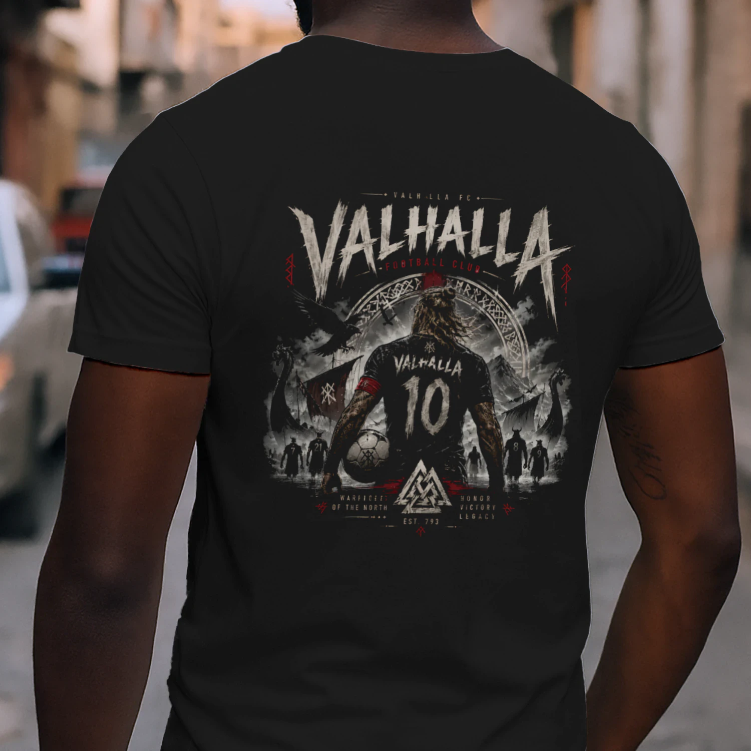 Valhalla FC – Viking Fotball T-skjorte | Norrøn Streetwear