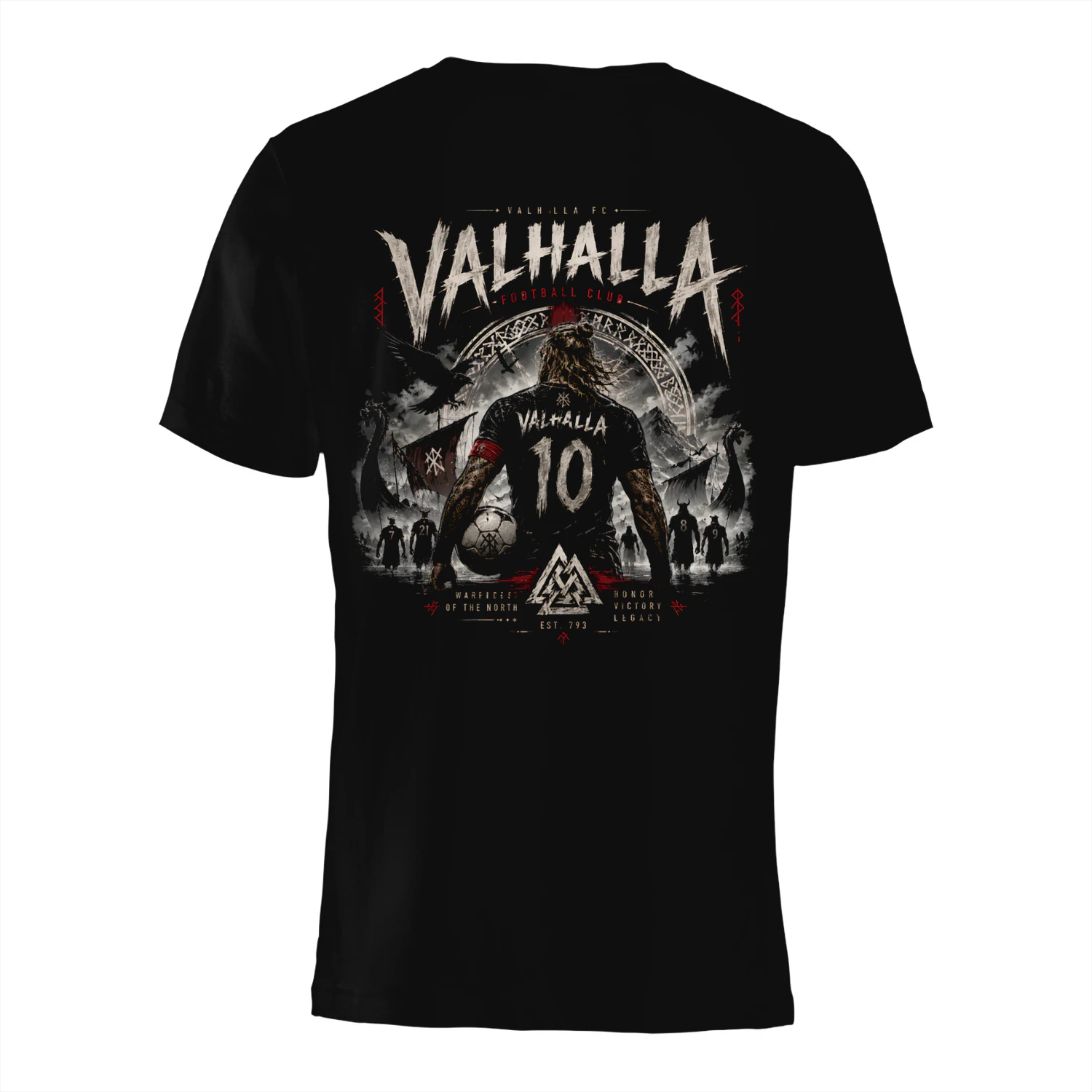 Valhalla FC – Viking Fotball T-skjorte | Norrøn Streetwear