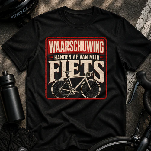 WAARSCHUWING HANDEN AF VAN MIJN  FIETS