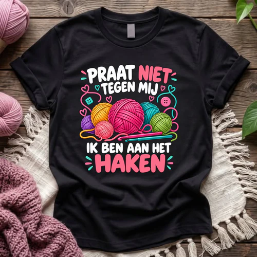PRAAT NIET TEGEN MIJ IK BEN AAN HET HAKEN