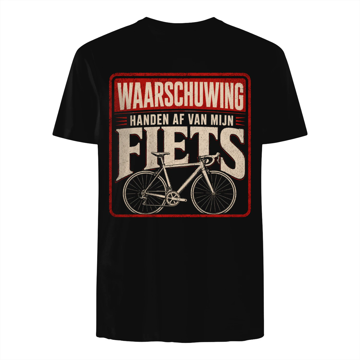 WAARSCHUWING HANDEN AF VAN MIJN  FIETS