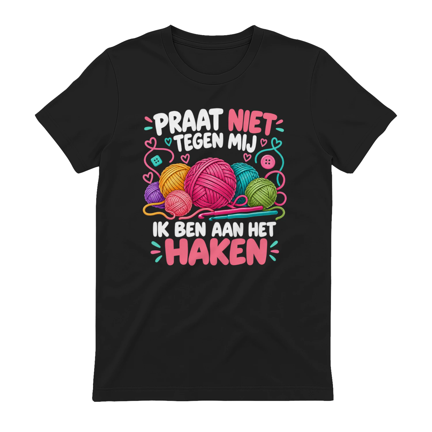 PRAAT NIET TEGEN MIJ IK BEN AAN HET HAKEN