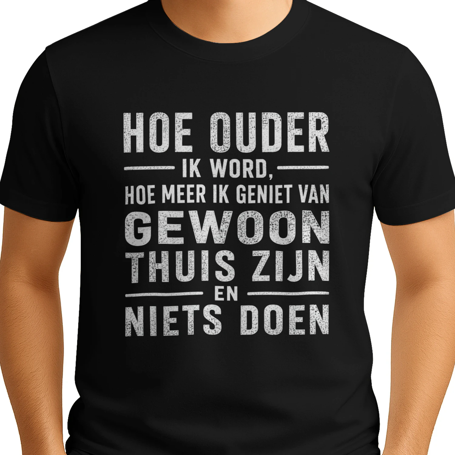 Hoe ouder ik word, hoe meer ik geniet van gewoon thuis zijn en niets doen