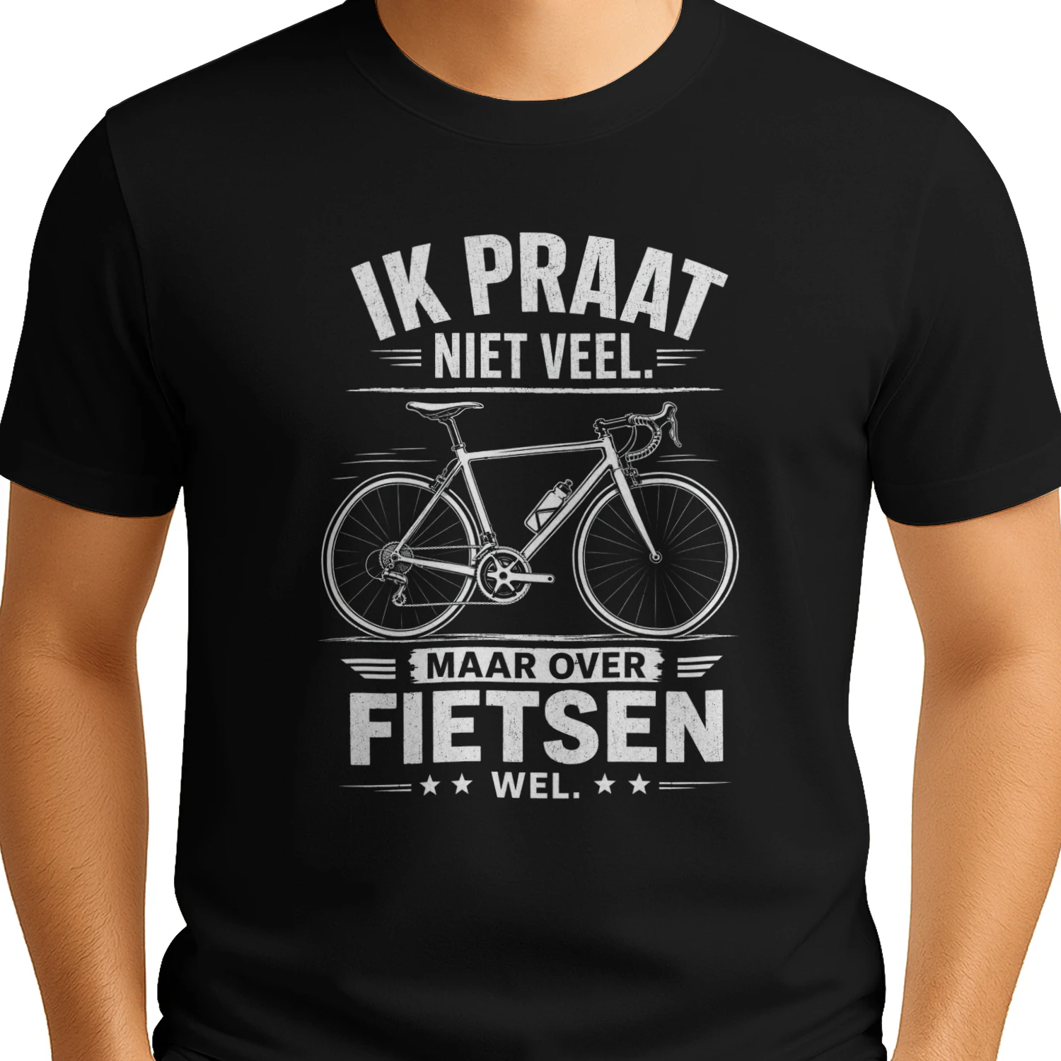 Ik praat niet veel. Maar over fietsen wel