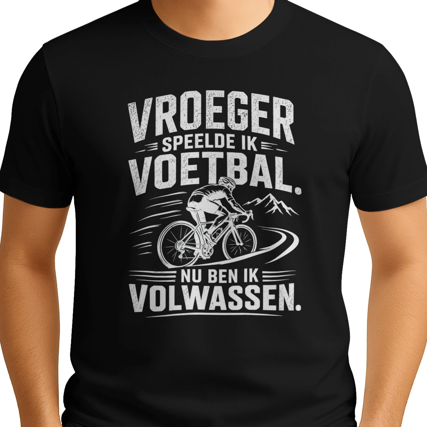 Vroeger speelde ik voetbal. Nu ben ik volwassen