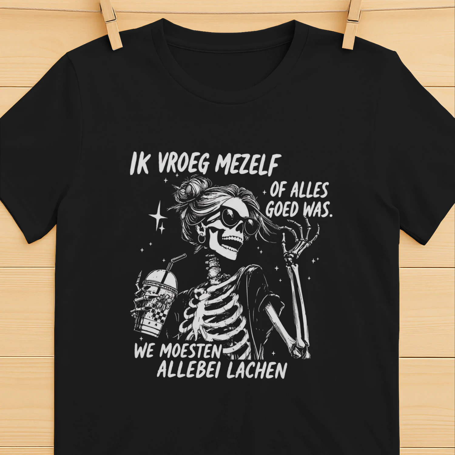 Ik vroeg mezelf of alles goed was. We moesten allebei lachen.
